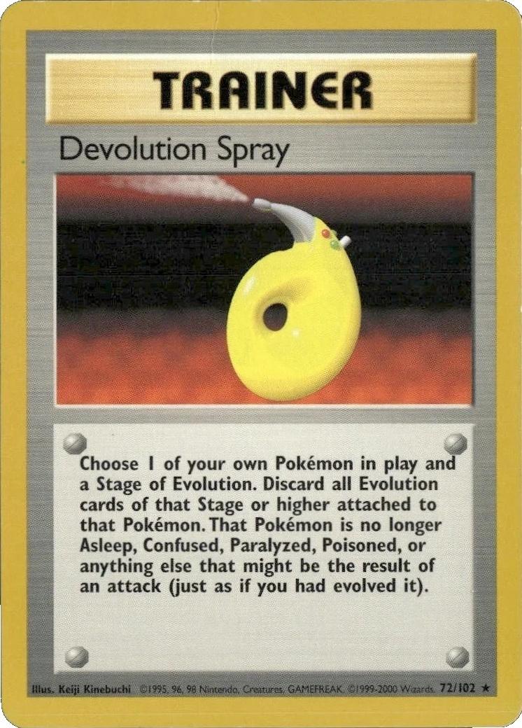 Base Set [1999-2000] Devolution Spray [1999-2000] Pokémon card